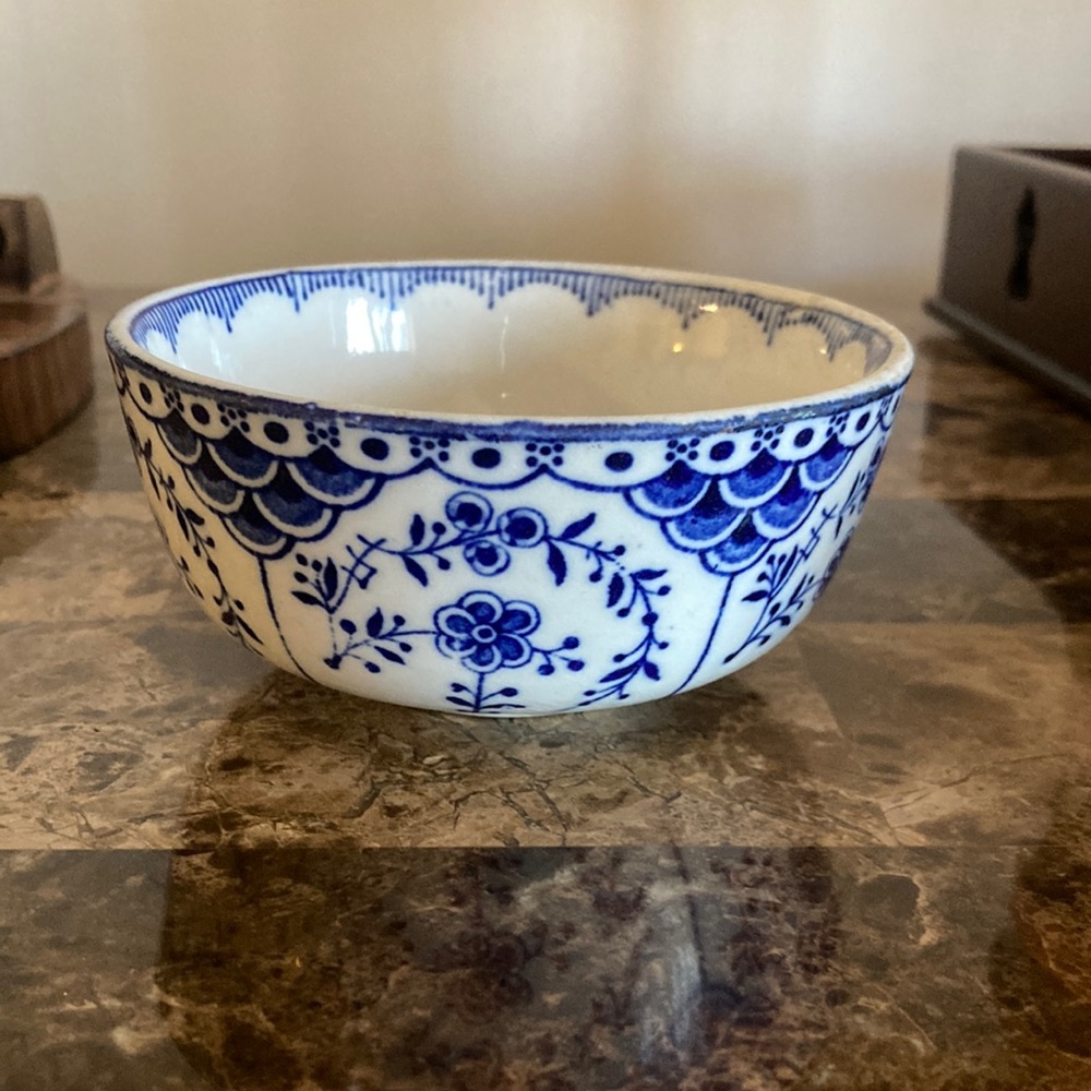 Danish Stanley Hotel Ware Bowl Gibney New York Globe Pottery England Vitrified